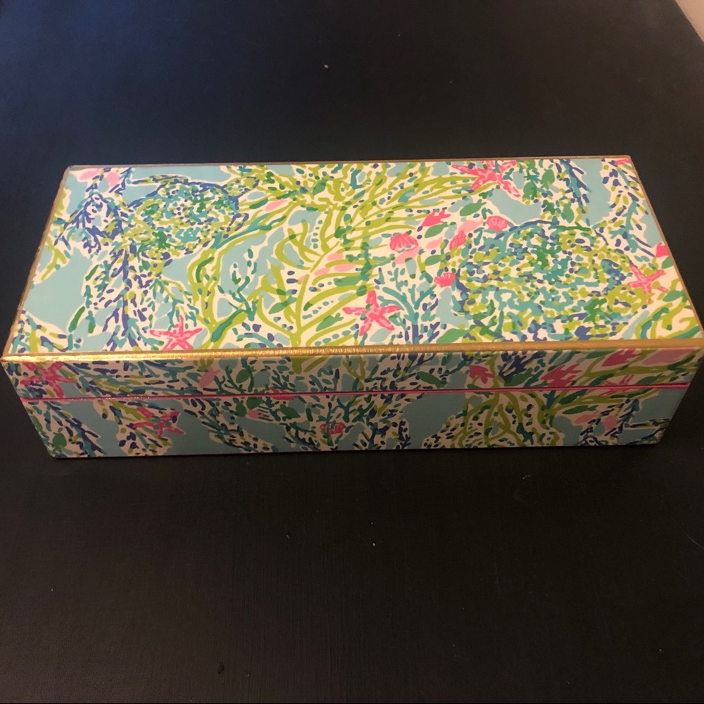 Lilly Pulitzer Medium Mermaid Lacquer Box
